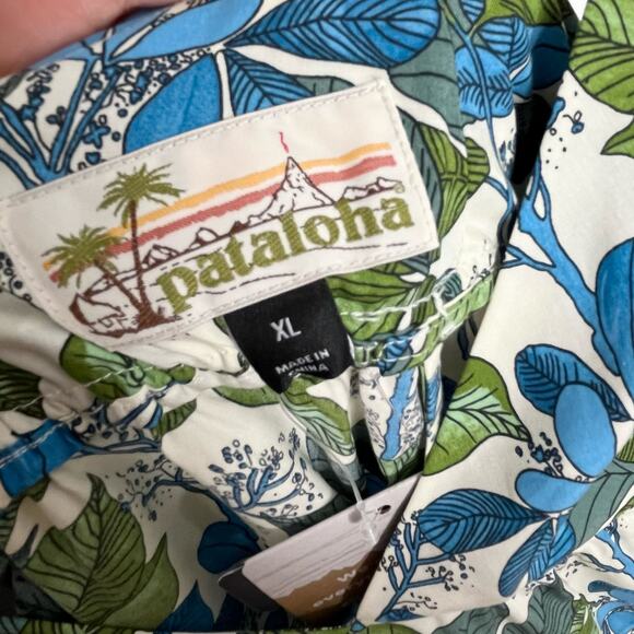 Patagonia Pataloha Womens Strappy Maxi Dress XL Blue Green Floral V Neck Pockets - Picture 7 of 15